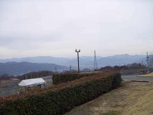 温泉施設前風景