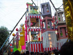 七夕かざりの風景